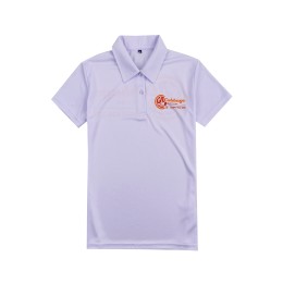 Custom-made women's short-sleeved polo shirt with right-angled sleeves Personal design white hair salon overalls Polo shirt supplier P1424 Custom-made women's short-sleeved polo shirt with right-angled sleeves Personal design white hair salon overalls Polo shirt supplier P1424
